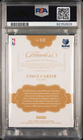 2016 Panini Flawless Basketball Vertical Patch Auto Vince Carter PSA 7 15/25