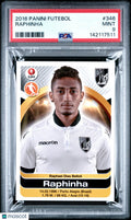 2016 Panini Futebol Raphinha #346 PSA 9