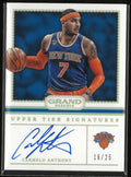 2016 Panini Grand Reserve Upper Tier Signature Carmelo Anthony 16/25