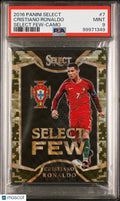 2016 Panini Select Soccer Select Few Cristiano Ronaldo Camo PSA 9 20/20