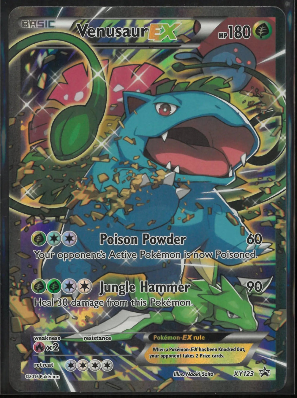 2016 Pokemon XY Promos Venusaur EX XY123 MP