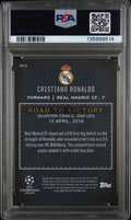 2016 Topps UEFA CL Showcase Road To Victory Gold Cristiano Ronaldo /50 PSA 6