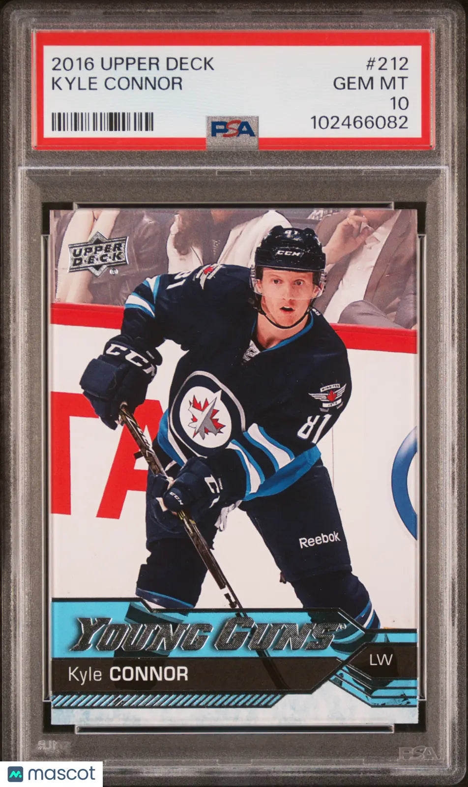 2016 Upper Deck Series One Kyle Connor Young Guns RC PSA 10
