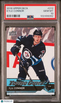 2016 Upper Deck Series One Kyle Connor Young Guns RC PSA 10