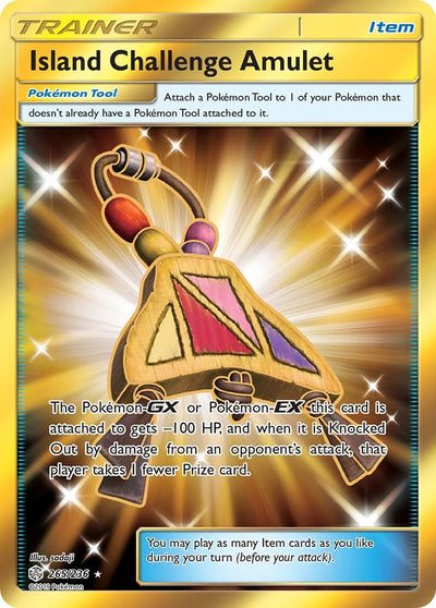 Island Challenge Amulet (Secret) - 265/236 - (SM - Cosmic Eclipse)