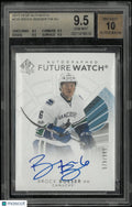 2017-18 UD SP Authentic Future Watch Rookie Auto Brock Boeser BGS 9.5 Auto 10