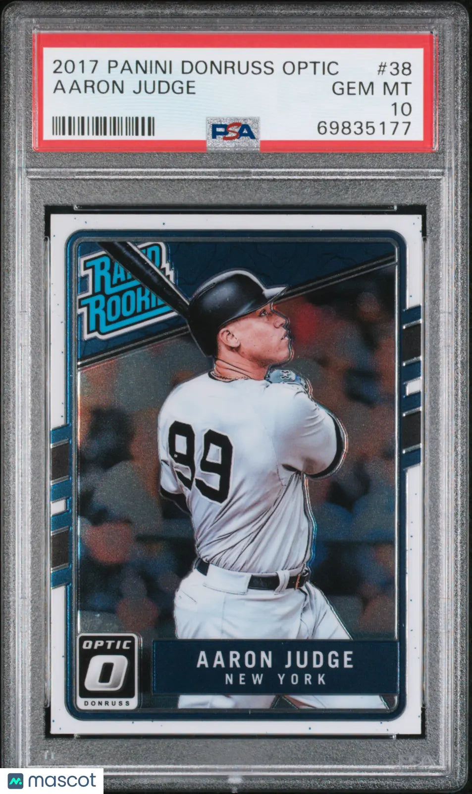 2017 Panini Donruss Optic Aaron Judge Rated Rookie RC PSA 10