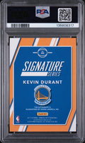 2017 Panini Donruss Optic Signature Series Kevin Durant #49 PSA 9
