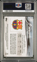 2017 Topps Chrome UEFA Champions League Lionel Messi #1 Refractor PSA 9