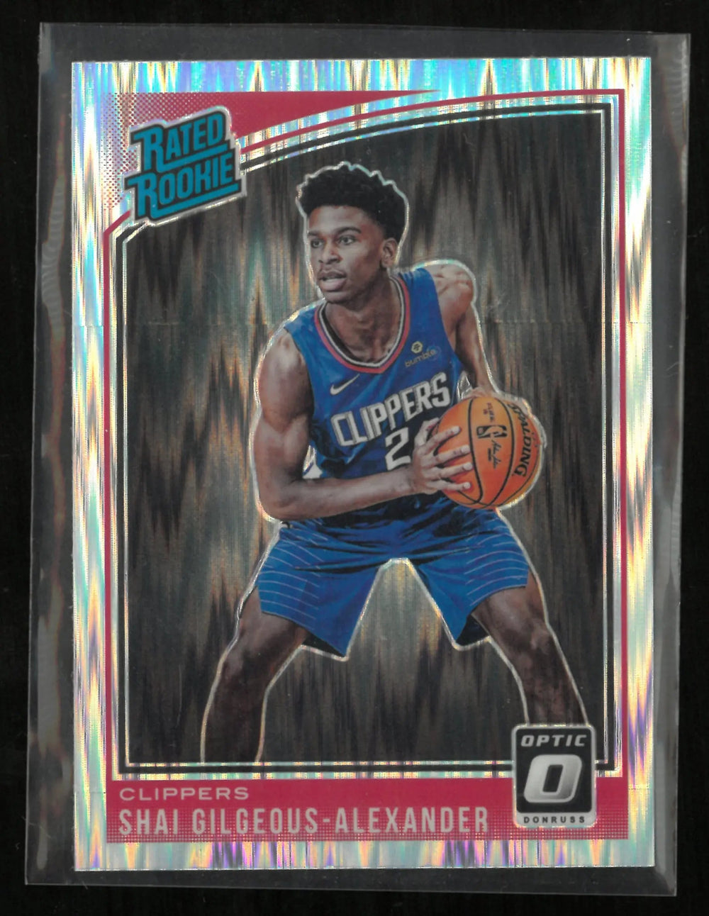 2018-19 Panini Donruss Optic Rated Rookie Shai Gilgeous-Alexander Shock RC