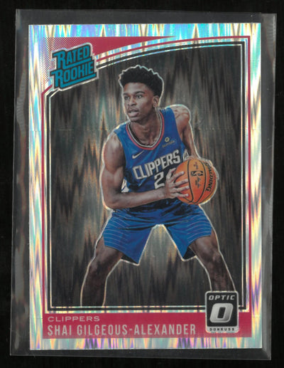 2018-19 Panini Donruss Optic Rated Rookie Shai Gilgeous-Alexander Shock RC