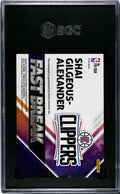 2018 Donruss Fast Break Shai Gilgeous-Alexander Auto Rookie RC SGC 9.5 Auto 10