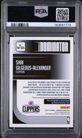 2018 Donruss Rookie Dominator Signatures Auto S. Gilgeous-Alexander PSA 9 /99