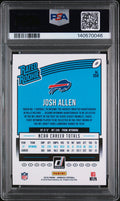 2018 Panini Donruss Rated Rookie Josh Allen RC PSA 8