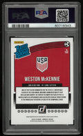 2018 Panini Donruss Weston Mckennie #199 Press Proof Red PSA 10