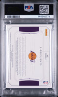 2018 Panini National Treasures Colossal Materials LeBron James #LJ /99 PSA 10