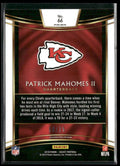 2018 Panini Select Football Concourse White Prizm Patrick Mahomes II /75