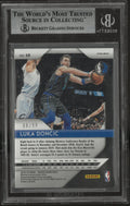 2018 Prizm Basketball Luka Doncic RC Rookie Mosaic Orange #68 BGS 9 /99