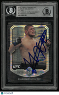 2018 Topps Chrome UFC Museum Collection Pulsar Khabib Nurmagomedov #UFCMKN BGS 0