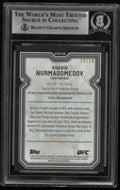 2018 Topps Chrome UFC Museum Collection Pulsar Khabib Nurmagomedov #UFCMKN BGS 0