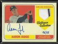 2018 Topps Heritage Clubhouse Collection Aaron Judge Autograph Patch Auto /25
