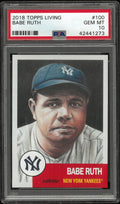 2018 Topps Living Baseball Babe Ruth #100 PSA 10