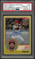 2018 Topps Silver Pack '83 Joey Votto Auto Superfractor 1/1 PSA 10 Auto 10
