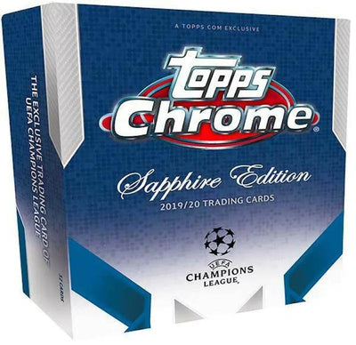 2019-20 Topps UEFA Champions League Chrome Sapphire Edition Soccer Hobby Box