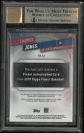 2019 Topps Finest Auto Orange Refractor Chipper Jones BGS 9.5 /25