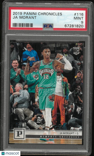 2019 Panini Chronicles Rookies Ja Morant RC PSA 9