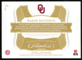 2019 Panini Flawless Collegiate Star Swatch Signatures Patch Auto Baker Mayfield /20