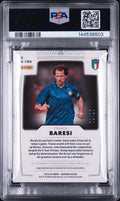 2019 Panini Obsidian Electric Etch Yellow Auto Franco Baresi 1/10 /10 PSA 8