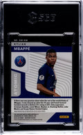 2019 Panini Obsidian Kylian Mbappe Atomic Materials Patch /99 SGC 10