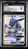 2019 Pokemon Celestial Storm Rayquaza GX Hidden Fates UPC CGC 8 177a/168