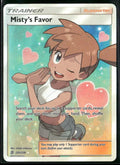 2019 Pokemon Unified Minds Ultra Rare Full Art Misty's Favor 235/236