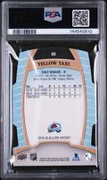 2019 Upper Deck Allure Yellow Taxi Rookie Cale Makar #80 PSA 10