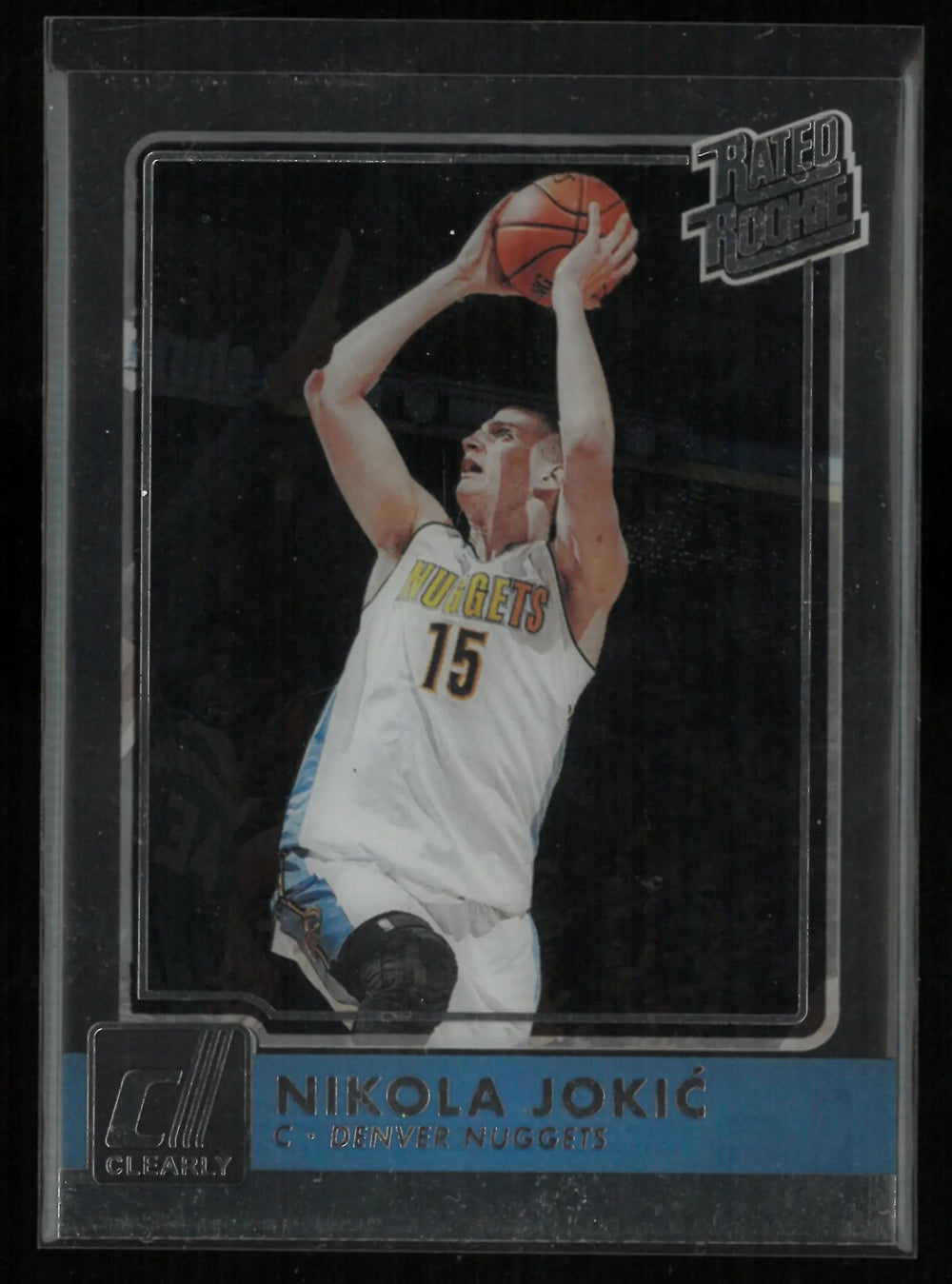 2020-21 Panini Clearly Donruss Rated Rookie Nikola Jokic