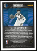 2020-21 Panini Illusions Basketball Trophy Collection Auto Jalen Brunson