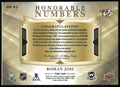 2020-21 Upper Deck The Cup Honorable Numbers Patch Auto Roman Josi /59