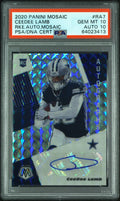 2020 Mosaic Football Rookie RC Auto CeeDee Lamb Autograph PSA 10 Auto 10