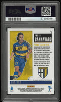 2020 Panini Chronicles Optic Historic Ticket Auto Fabio Cannavaro /199 PSA 10