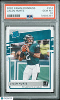 2020 Panini Donruss Football Jalen Hurts Rated Rookie PSA 10