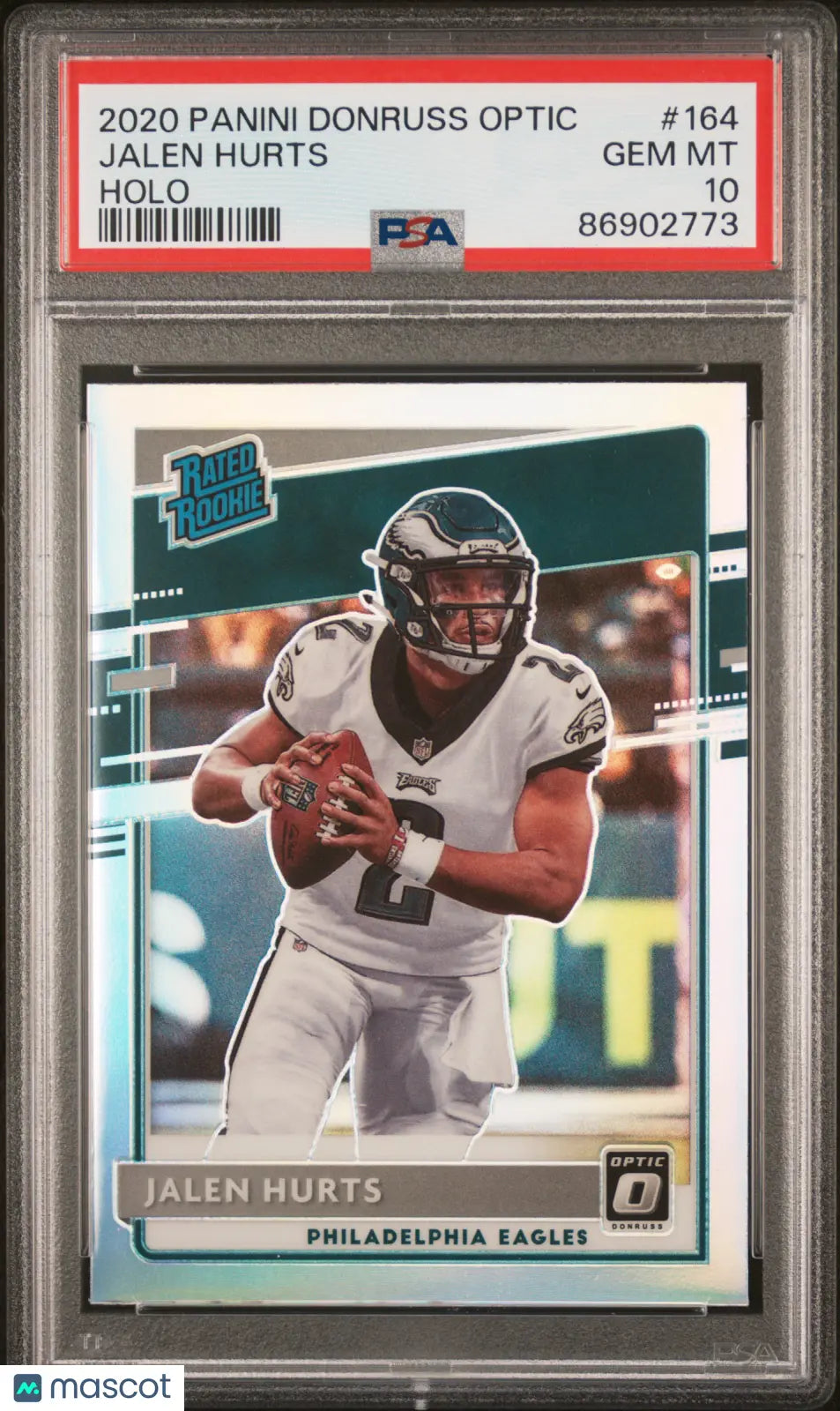 2020 Panini Donruss Optic Jalen Hurts #164 Holo PSA 10