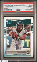 2020 Panini Donruss Optic Jalen Hurts #164 Holo PSA 10