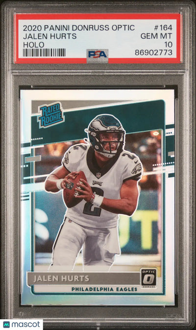 2020 Panini Donruss Optic Jalen Hurts #164 Holo PSA 10