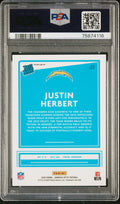 2020 Donruss Optic Justin Herbert Rated Rookie Holo PSA 9