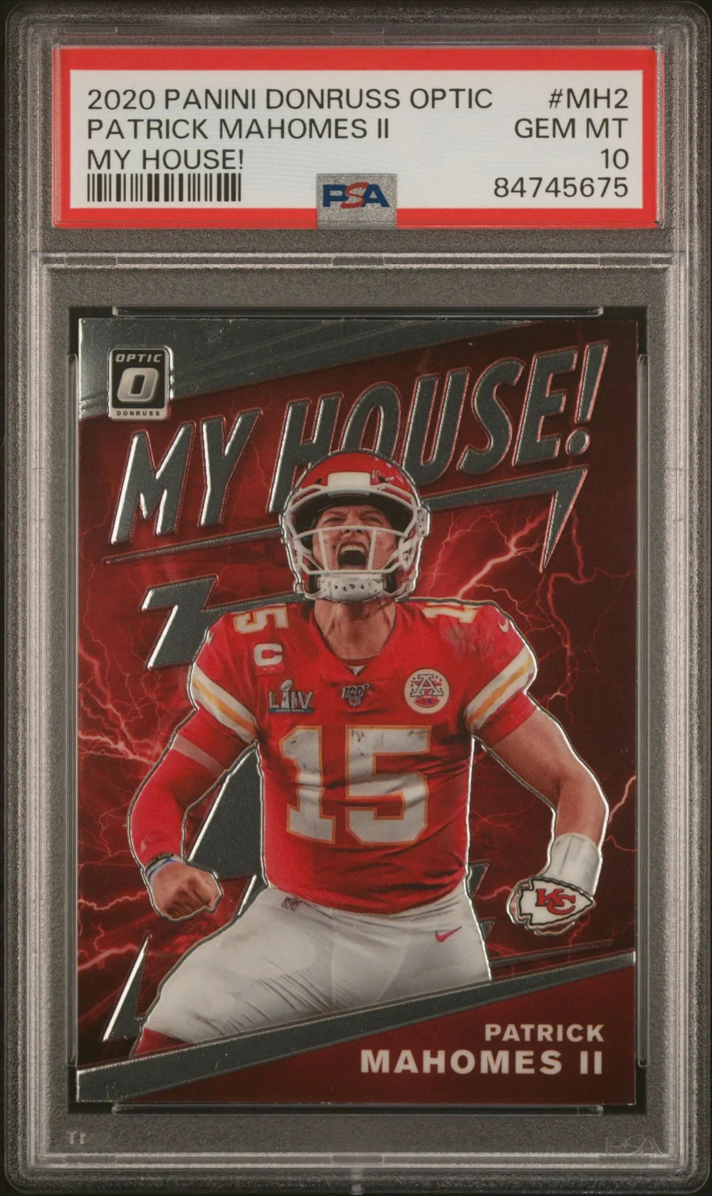 2020 Panini Donruss Optic My House! Patrick Mahomes II #MH2 PSA 10