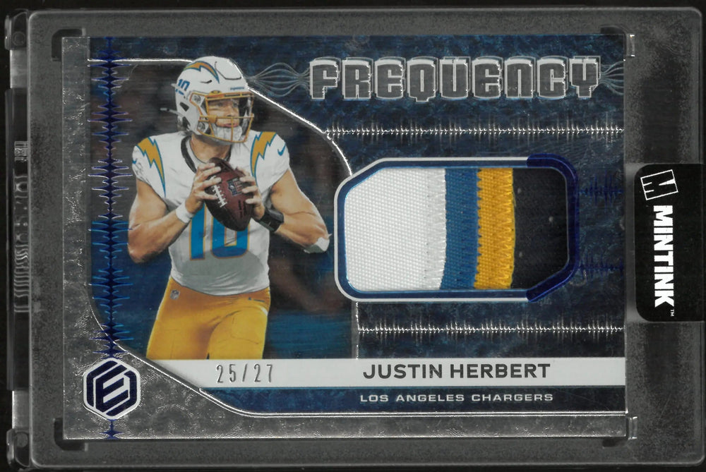 2020 Panini Elements Frequency Justin Herbert Patch /27