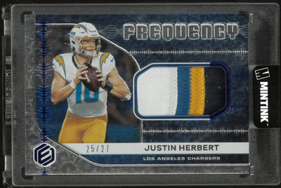 2020 Panini Elements Frequency Justin Herbert Patch /27