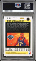 2020 Panini Flux Basketball Zion Williamson #109 Gold Mojo PSA 10 /10